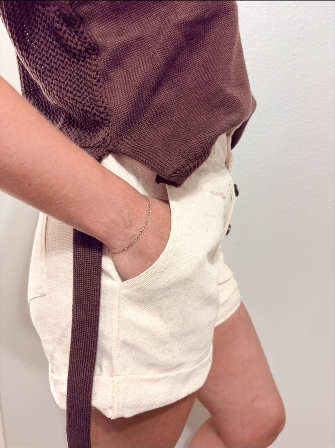 Paperbag Jean Shorts