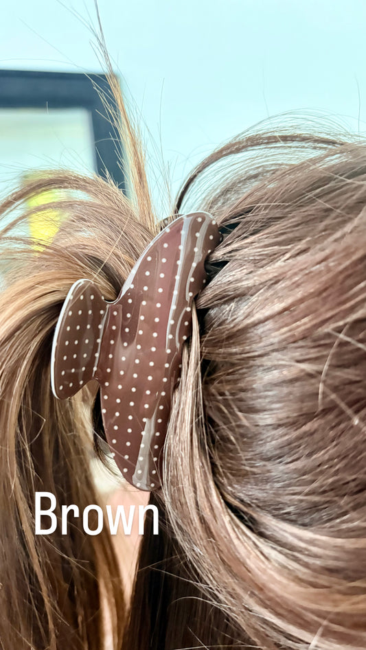 Polka Dot Hair Clip
