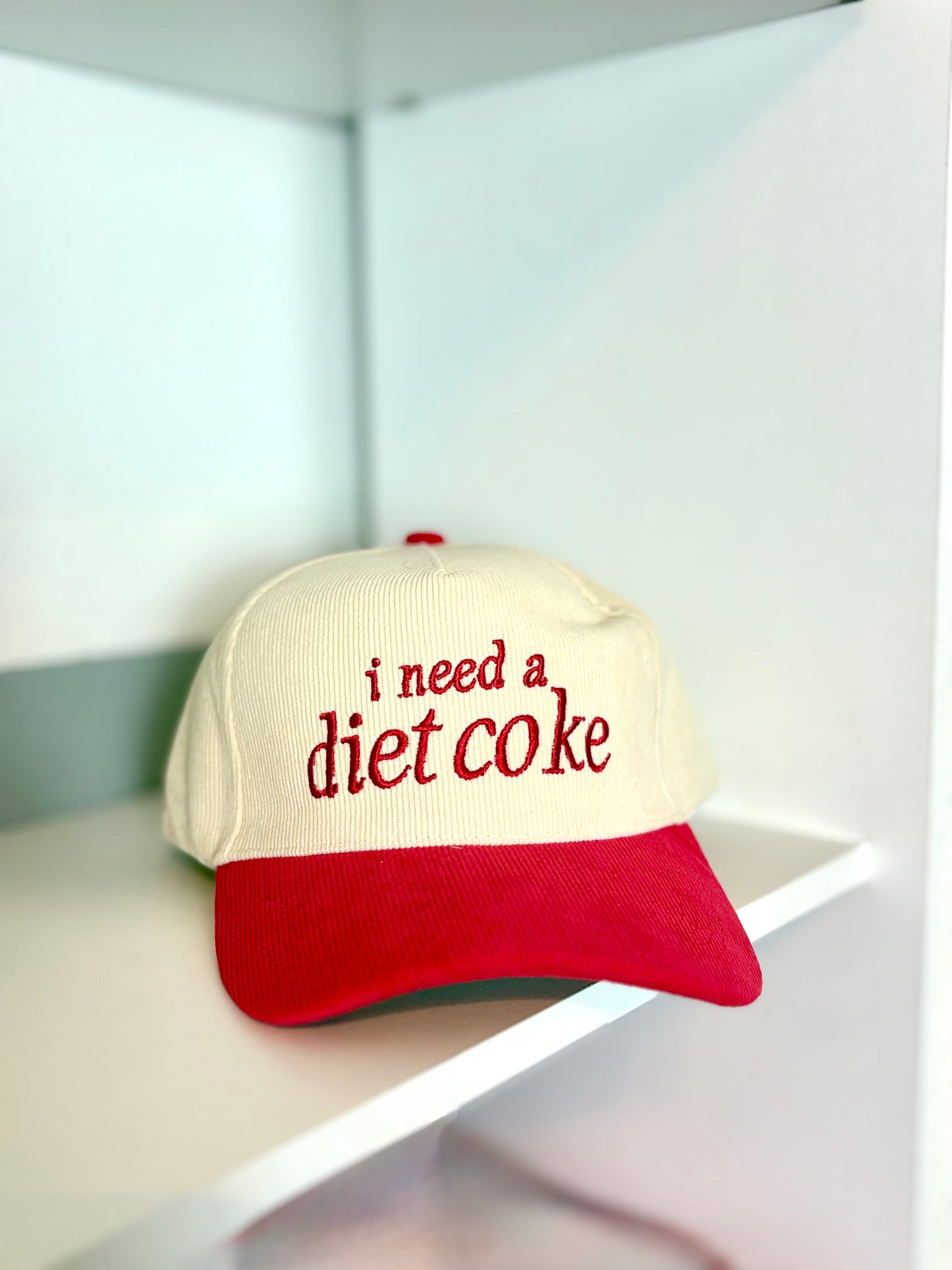 "I Need A Diet Coke" Red Cap