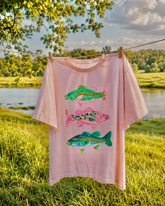 Colorful Fish Graphic Tee