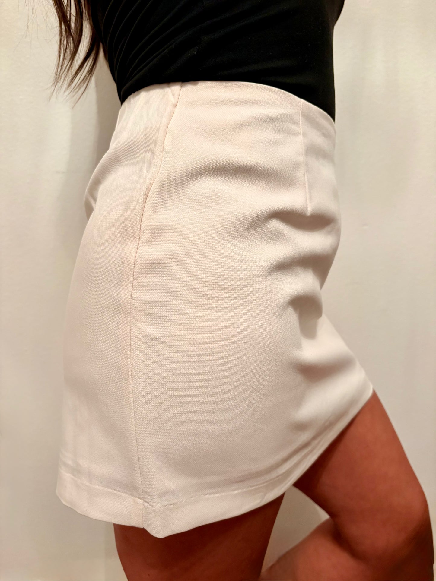 High-Waist Classic Mini Skort